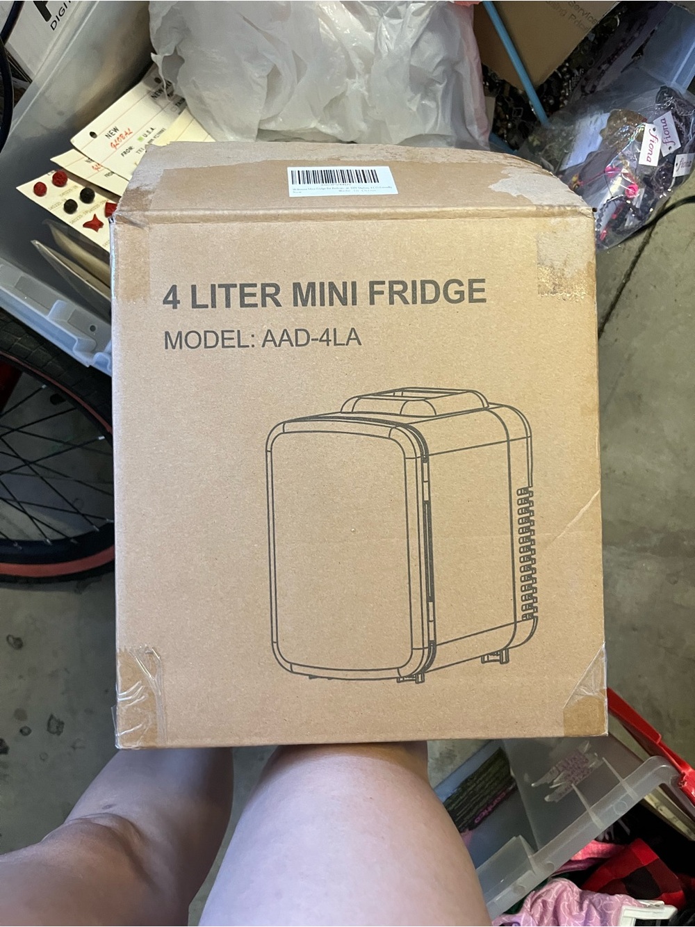 WDEMNA AAD-4LA ThermoElectric Mini Refrigerator and Warmer 4Liter Black USA - Picture 3 of 11